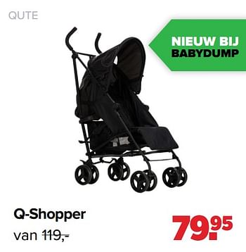 Aanbiedingen Qute q-shopper - Qute  - Geldig van 06/12/2021 tot 01/01/2022 bij Baby-Dump