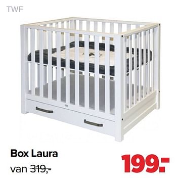 Aanbiedingen Twf box laura - TWF - Geldig van 06/12/2021 tot 01/01/2022 bij Baby-Dump