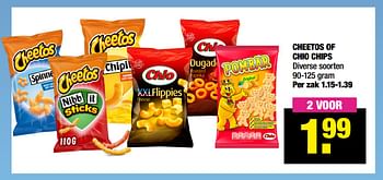 Aanbiedingen Cheetos of chio chips - Huismerk - Big Bazar - Geldig van 09/12/2021 tot 19/12/2021 bij Big Bazar