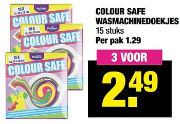 Aanbiedingen Colour safe wasmachinedoekjes - PluShine - Geldig van 09/12/2021 tot 19/12/2021 bij Big Bazar