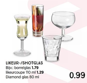 Aanbiedingen Diamond glas - Huismerk - Xenos - Geldig van 06/12/2021 tot 02/02/2022 bij Xenos