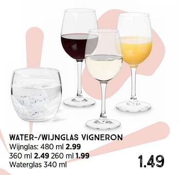 Aanbiedingen Waterglas - Huismerk - Xenos - Geldig van 06/12/2021 tot 02/02/2022 bij Xenos