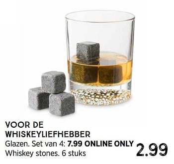 Aanbiedingen Whiskey stones - Huismerk - Xenos - Geldig van 06/12/2021 tot 02/02/2022 bij Xenos
