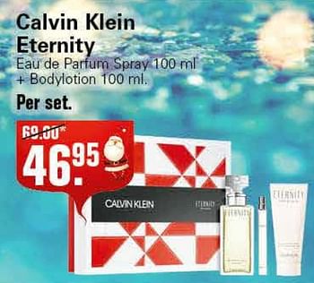Aanbiedingen Calvin klein eternity edp - Calvin Klein - Geldig van 01/12/2021 tot 25/12/2021 bij De Online Drogist