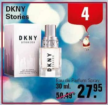 Aanbiedingen Dkny stories edp - DKNY - Geldig van 01/12/2021 tot 25/12/2021 bij De Online Drogist