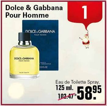 Aanbiedingen Dolce + gabbana pour homme edt - Dolce &amp; Gabbana - Geldig van 01/12/2021 tot 25/12/2021 bij De Online Drogist