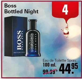 Aanbiedingen Boss bottled night edt - Boss - Geldig van 01/12/2021 tot 25/12/2021 bij De Online Drogist