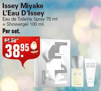 Aanbiedingen Issey miyake l`eau d`issey - Issey Miyake - Geldig van 01/12/2021 tot 25/12/2021 bij De Online Drogist