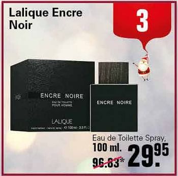 Aanbiedingen Lalique encre noir edt - Lalique - Geldig van 01/12/2021 tot 25/12/2021 bij De Online Drogist