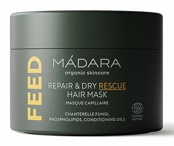 Aanbiedingen Madara Feed Repair en Dry Rescue Hair Mask 180ml - Geldig van 14/12/2021 tot 21/01/2022 bij Drogisterij.net