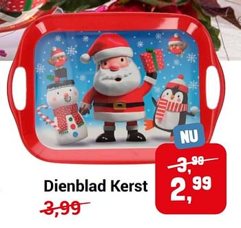 Aanbiedingen Dienblad kerst - Geldig van 06/12/2021 tot 25/12/2021 bij Lobbes