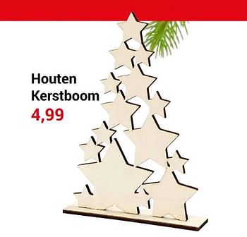 Aanbiedingen Houten kerstboom - Geldig van 06/12/2021 tot 25/12/2021 bij Lobbes