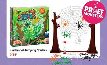 Aanbiedingen Kinderspel jumping spiders - Geldig van 06/12/2021 tot 25/12/2021 bij Lobbes