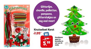 Aanbiedingen Knutselset kerst - Geldig van 06/12/2021 tot 25/12/2021 bij Lobbes