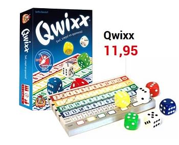 Aanbiedingen Qwixx - White Goblin Games - Geldig van 06/12/2021 tot 25/12/2021 bij Lobbes