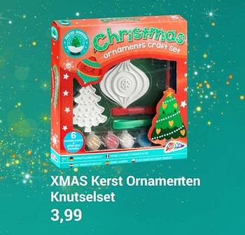 Aanbiedingen Xmas kerst ornamenten knutselset - Grafix - Geldig van 06/12/2021 tot 25/12/2021 bij Lobbes