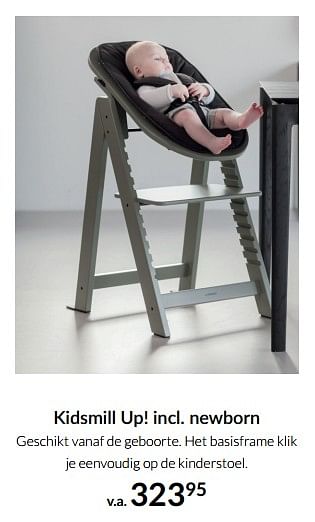 Aanbiedingen Kidsmill up! incl. newborn - Kidsmill - Geldig van 14/12/2021 tot 22/12/2021 bij Babypark