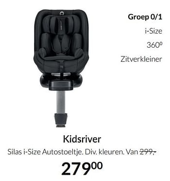 Aanbiedingen Kidsriver silas i-size autostoeltje - Kidsriver - Geldig van 14/12/2021 tot 22/12/2021 bij Babypark