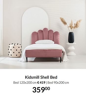 Aanbiedingen Kidsmill shell bed - Kidsmill - Geldig van 14/12/2021 tot 22/12/2021 bij Babypark