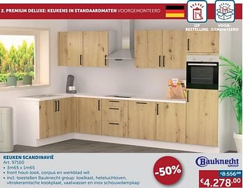 Aanbiedingen Keuken scandinavië - Bauknecht - Geldig van 21/12/2021 tot 24/01/2022 bij Zelfbouwmarkt