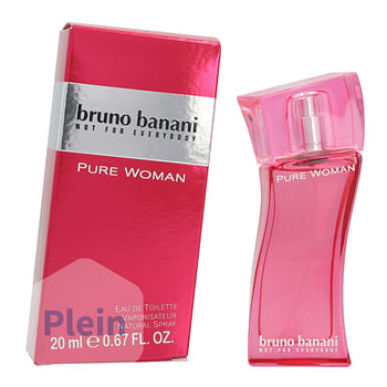 Aanbiedingen Bruno Banani Pure Woman By Bruno Banani Eau De Toilette Spray 20 ml - Bruno Banani - Geldig van 17/12/2021 tot 31/08/2022 bij Plein