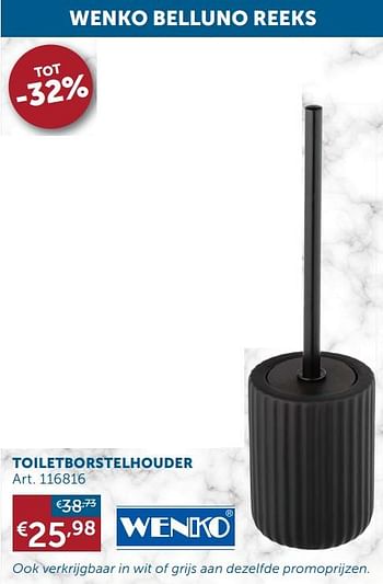 Aanbiedingen Toiletborstel houder - Wenko - Geldig van 21/12/2021 tot 24/01/2022 bij Zelfbouwmarkt