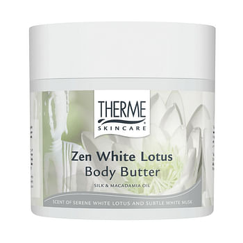 Aanbiedingen Therme Body Butter Zen White Lotus 250 ml - Geldig van 02/12/2021 tot 22/01/2022 bij Plein