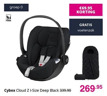Aanbiedingen Cybex cloud z i-size deep black - Cybex - Geldig van 19/12/2021 tot 25/12/2021 bij Baby & Tiener Megastore