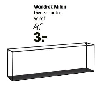 Aanbiedingen Wandrek milan - Huismerk - Kwantum - Geldig van 27/12/2021 tot 30/12/2021 bij Kwantum