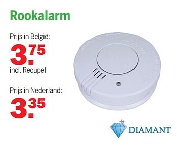 Aanbiedingen Rookalarm - Diamant - Geldig van 20/12/2021 tot 08/01/2022 bij Van Cranenbroek