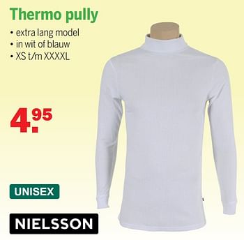 Aanbiedingen Thermo pully - Nielsson - Geldig van 20/12/2021 tot 08/01/2022 bij Van Cranenbroek