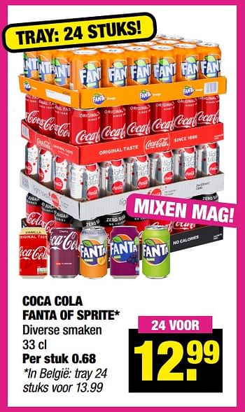 Aanbiedingen Coca cola fanta of sprite - Huismerk - Big Bazar - Geldig van 20/12/2021 tot 01/01/2022 bij Big Bazar