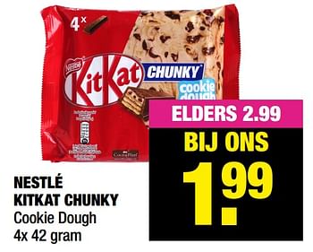 Aanbiedingen Nestlé kitkat chunky - Nestlé - Geldig van 20/12/2021 tot 01/01/2022 bij Big Bazar