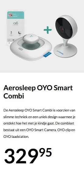 Aanbiedingen Aerosleep oyo smart combi - Aerosleep - Geldig van 23/12/2021 tot 03/01/2022 bij Babypark