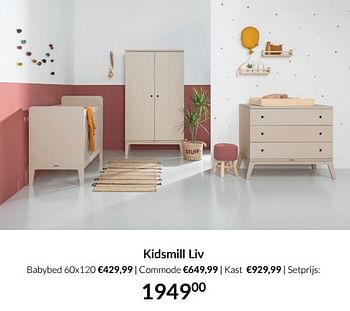 Aanbiedingen Kidsmill liv - Kidsmill - Geldig van 23/12/2021 tot 03/01/2022 bij Babypark