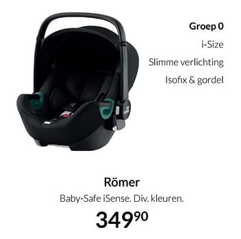 Aanbiedingen Römer baby-safe isense - Romer - Geldig van 23/12/2021 tot 03/01/2022 bij Babypark