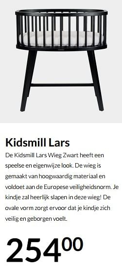 Aanbiedingen Kidsmill lars - Kidsmill - Geldig van 23/12/2021 tot 03/01/2022 bij Babypark