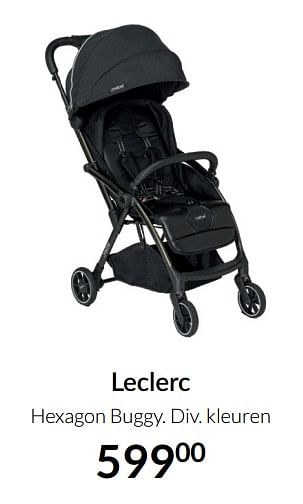 Aanbiedingen Leclerc hexagon buggy - Leclerc - Geldig van 23/12/2021 tot 03/01/2022 bij Babypark