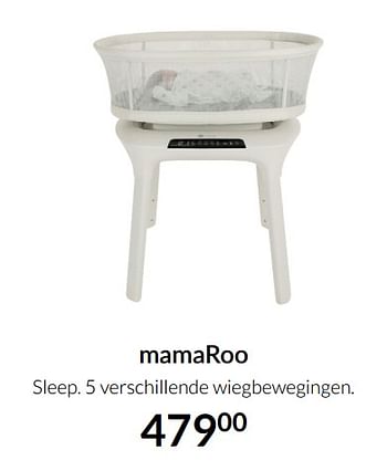Aanbiedingen Mamaroo sleep - 4Moms - Geldig van 23/12/2021 tot 03/01/2022 bij Babypark