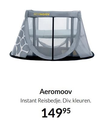 Aanbiedingen Aeromoov instant reisbedje - Aeromoov - Geldig van 23/12/2021 tot 03/01/2022 bij Babypark