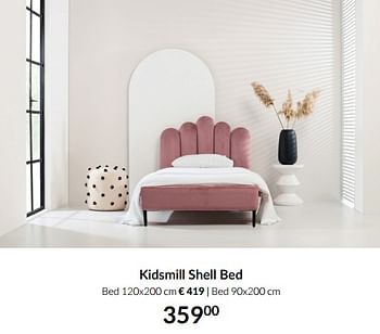 Aanbiedingen Kidsmill shell bed - Kidsmill - Geldig van 23/12/2021 tot 03/01/2022 bij Babypark