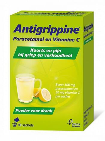Aanbiedingen Antigrippine Poeder Voor Drank - Geldig van 26/12/2021 tot 21/01/2022 bij Drogisterij.net