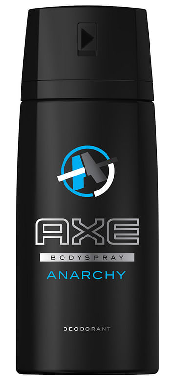 Aanbiedingen Axe Anarchy For Him Deodorant Spray 150ml - Geldig van 26/12/2021 tot 21/01/2022 bij Drogisterij.net