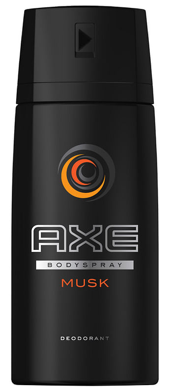 Aanbiedingen Axe Musk Deodorant Spray 150ml - Geldig van 26/12/2021 tot 21/01/2022 bij Drogisterij.net