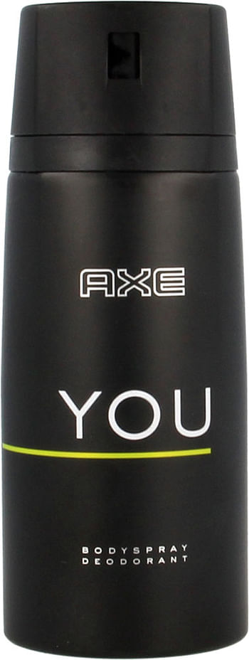 Aanbiedingen Axe You Deodorant Spray 150ml - Geldig van 26/12/2021 tot 21/01/2022 bij Drogisterij.net