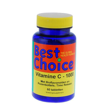 Aanbiedingen Best Choice Vitamine C 1000 mg and bioflavonoiden Tabletten - Geldig van 26/12/2021 tot 21/01/2022 bij Drogisterij.net