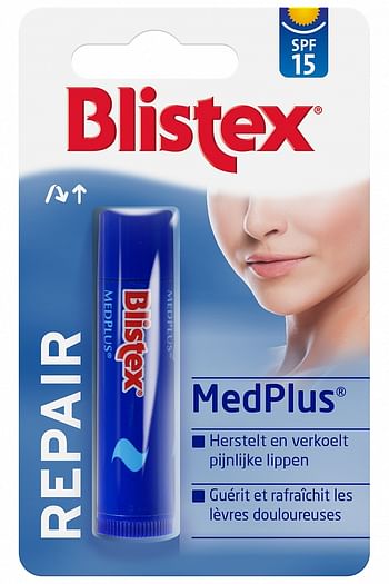 Aanbiedingen Blistex Lip Plus Stick Medium Per stuk - Geldig van 26/12/2021 tot 21/01/2022 bij Drogisterij.net