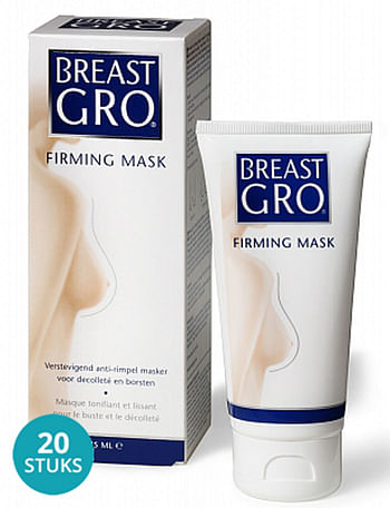 Aanbiedingen Breast Gro Firming Mask Voordeelverpakking 20x100ml - Geldig van 26/12/2021 tot 21/01/2022 bij Drogisterij.net