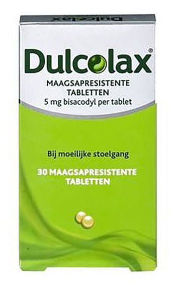 Aanbiedingen Dulcolax maagsapresistente tabletten 5 mg - Geldig van 26/12/2021 tot 21/01/2022 bij Drogisterij.net