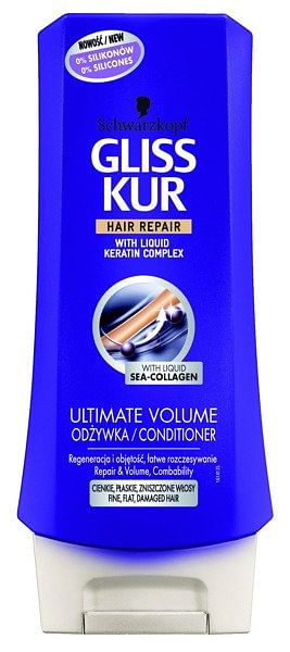 Aanbiedingen Gliss Kur Hair Repair Ultimate Volume Conditioner 200ml - Geldig van 26/12/2021 tot 21/01/2022 bij Drogisterij.net